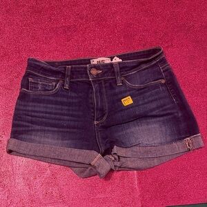 PAIGE Women's Indigo Jean Shorts